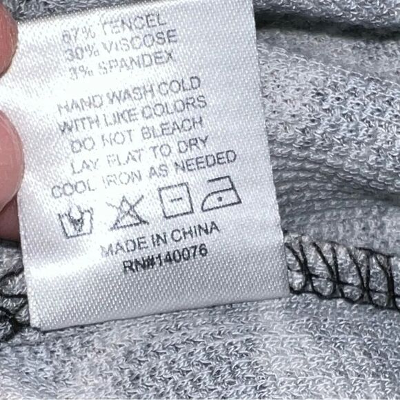 Generation Love Leopard Langley Criss Cross Waffle Knit Ribbed L/S Size Medium - Picture 4 of 7